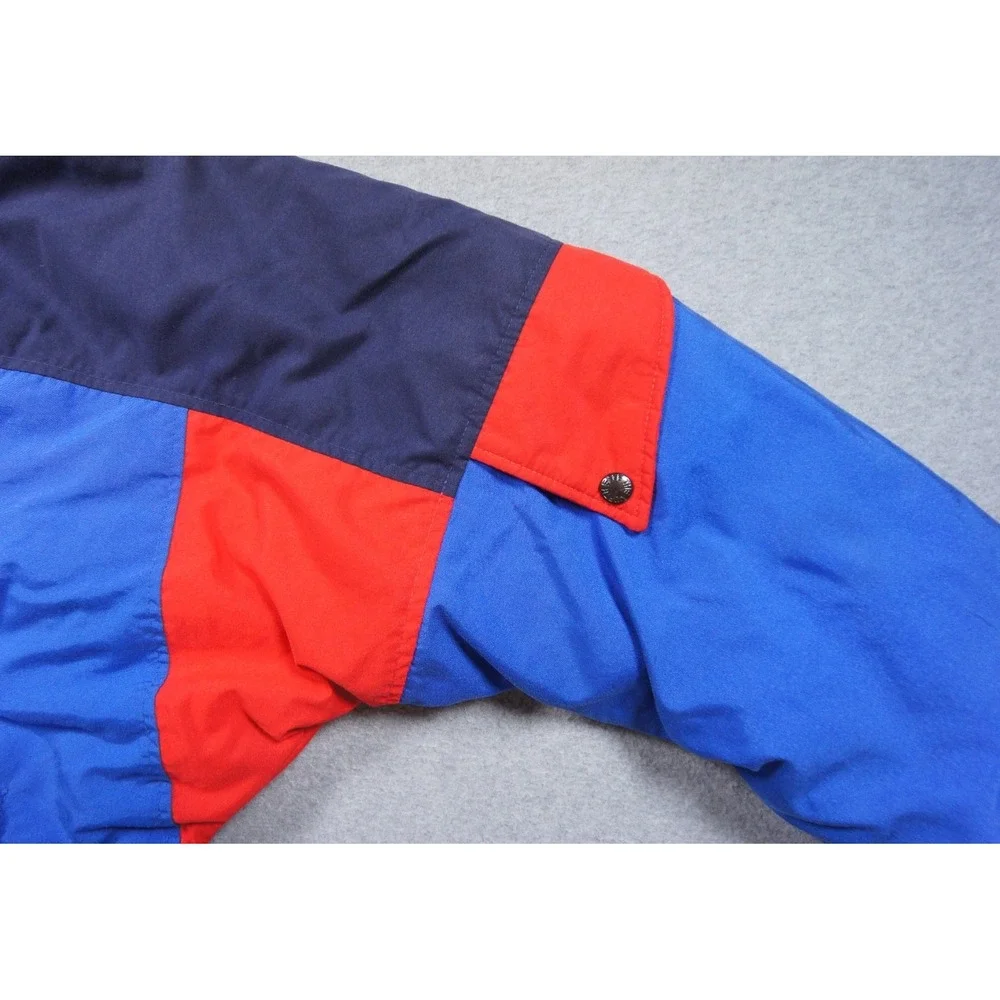 Vintage The North Face Jacket Mens Large Blue Colorblock 90s Ski Outdoors USA